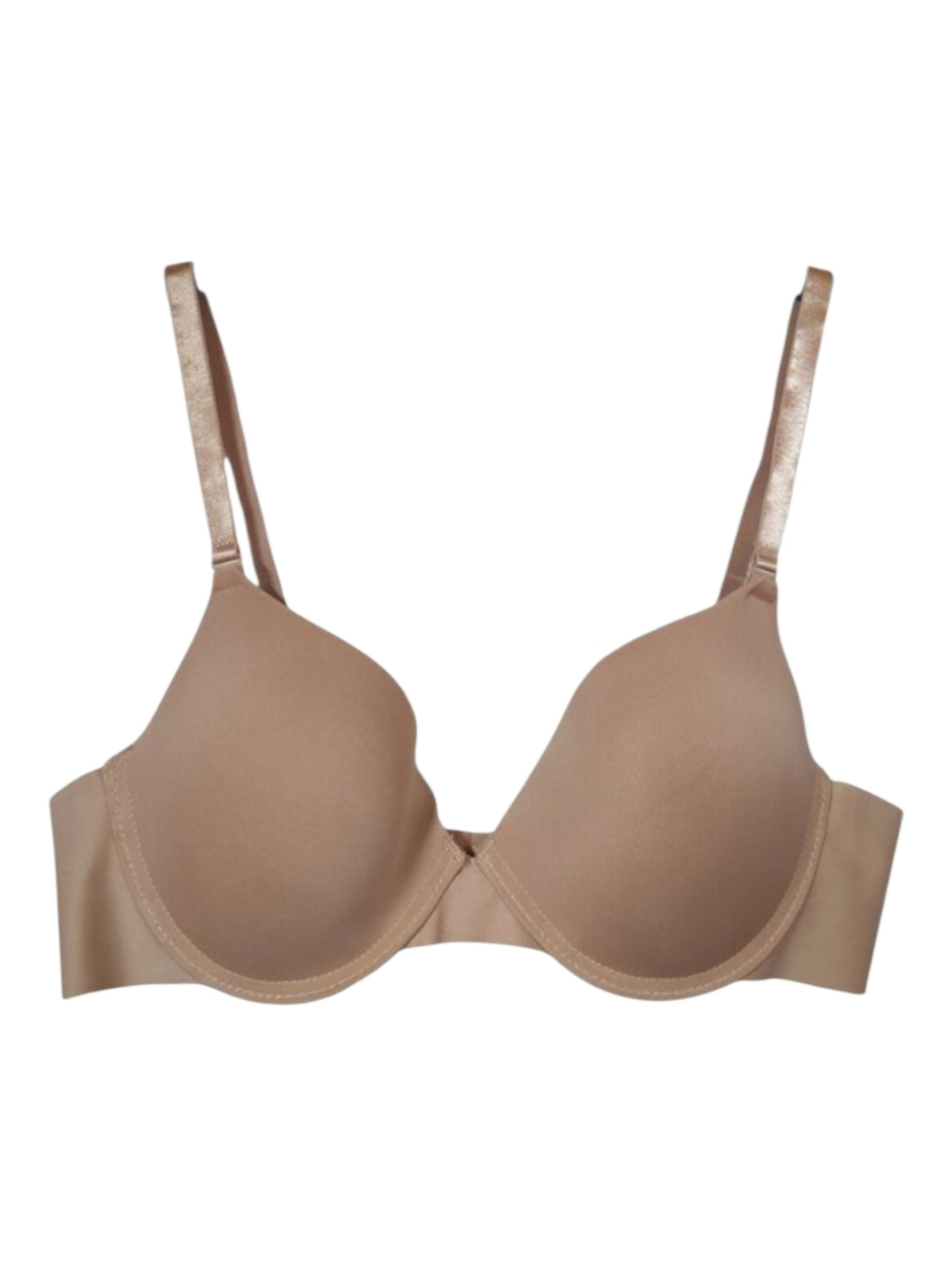 38C YMI Intimates Push-Up Bra Underwire Solid Nude Beige Convertible Straps